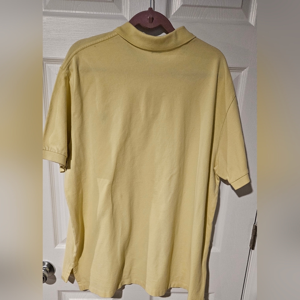Polo by Ralph Lauren Soft Yellow Men's Polo Shirt - Picture 3 of 3